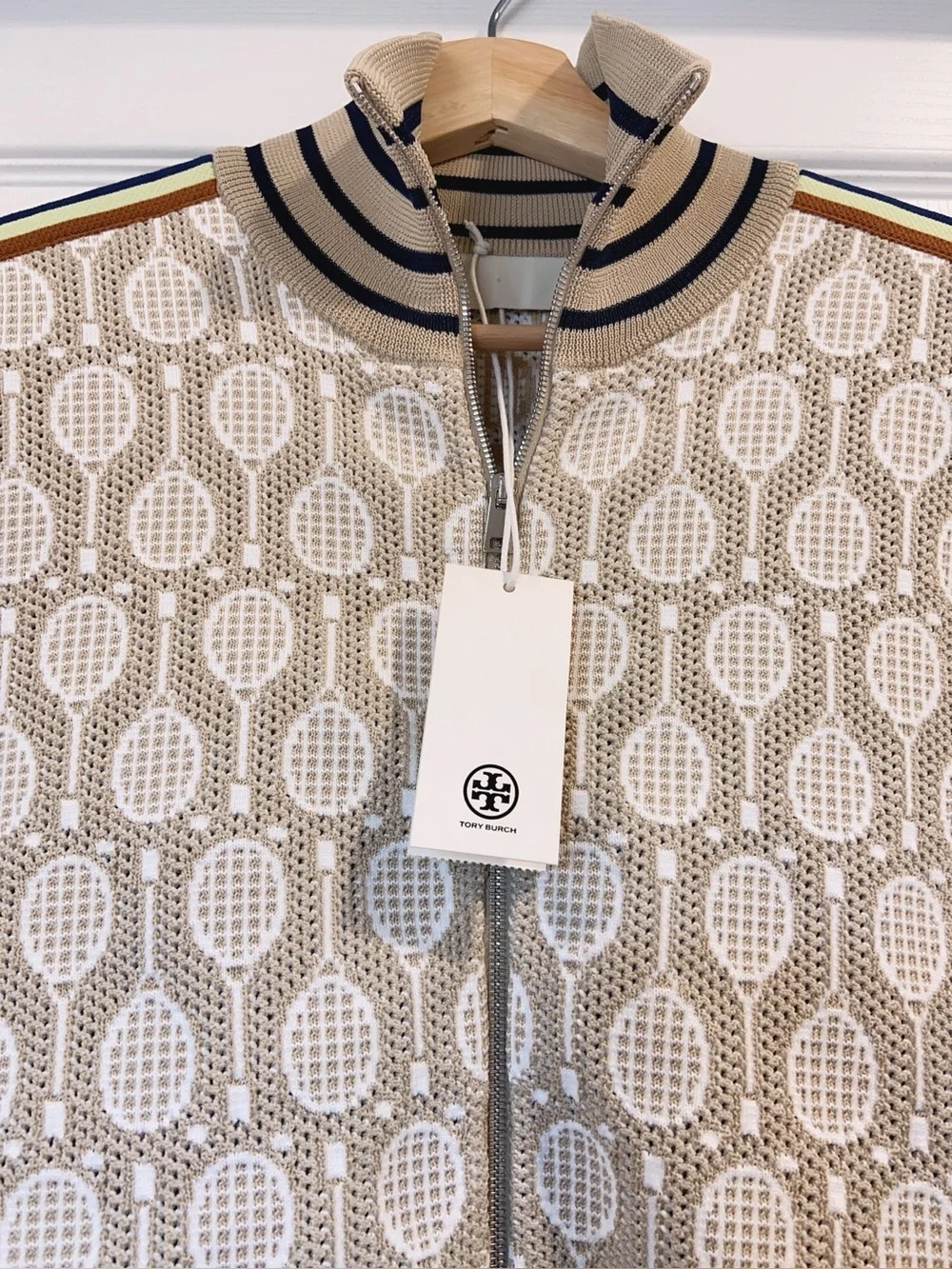 Tory Burch closure zipped